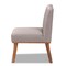 Baxton Studio Odessa Mid-Century Modern Grey Fabric and Walnut Brown Finished Wood Dining Chair 175-10980-Zoro - alternate 7